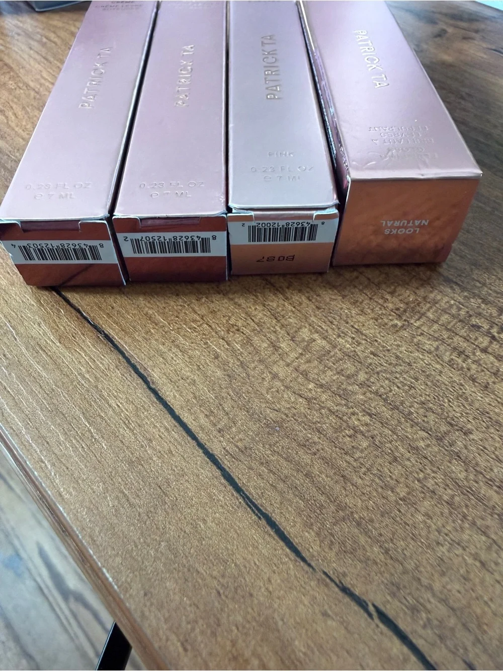 Patrick Ta Rose Lip Shine in She’s an Influencer - BNIB
